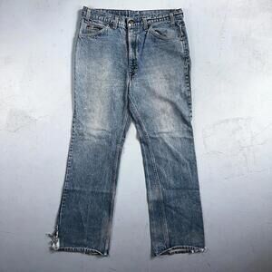 Levis 517 VTG 70s 80s 20517 Bootcut Blue Jeans Size 36x32 USA Orange Tab 33x30
